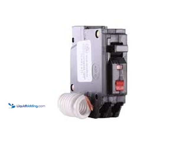 Lot 49-5415493 - GE 20 Amp 1-Pole Ground Fault Breaker with Self-Test. Model # THQL1120GFTP. New/factory sealed.