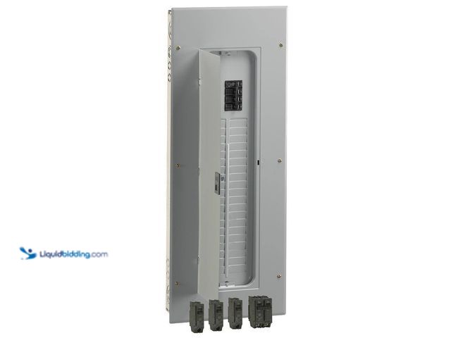 Lot 49-5414759 - 200 Amp 40-Space 80-Circuit Main Breaker Indoor Load Center Contractor Load Center and Breaker Kit M...