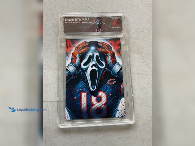 Lot 49-5341825 - CUSTOM NOVELTY TRADING CARD RAZORSLABS CALEB WILLIAMS “SCREAM” GRADED A AUTHENTIC. SIGNED BY ARTIST ...