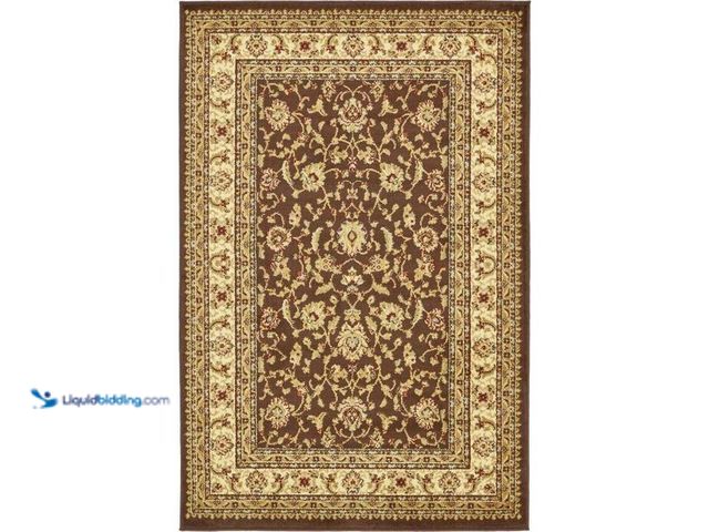 Lot 49-2024544 - Unique Loom Voyage St. Louis Brown 4' 0 x 6' 0 Area Rug. Model # 3132926. MSRP $40. New.   Ref#PA092...