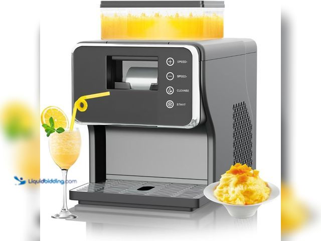 Lot 49-3511804 - Snowflake Ice Machine, 180W Multi Shaved Ice Maker Machine, Ice Cream Maker for Home, Bar, Office, 0...