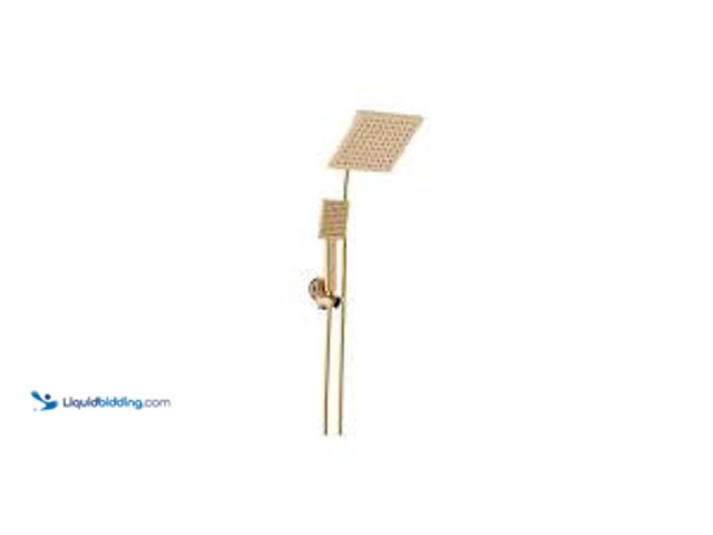 Lot 49-5450906 - Glacier Bay Modern 1-Spray 7.9 in. Dual Tub Wall Mount Fixed and Handheld Shower Heads 1.8 GPM in Ma...