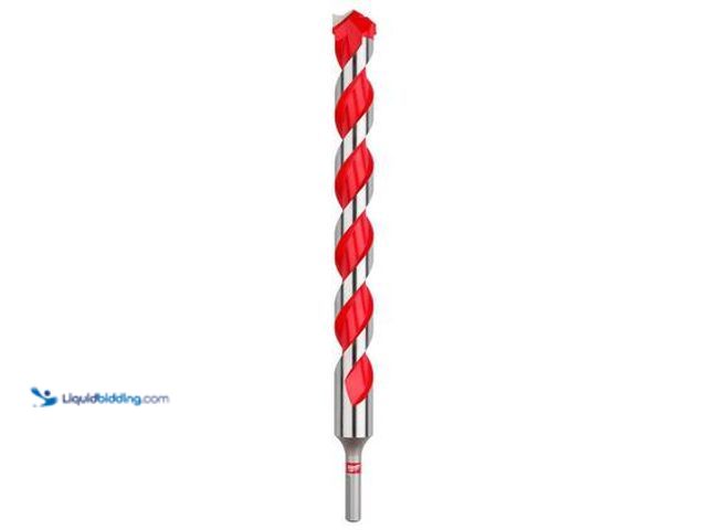 Lot 49-5544469 - Milwaukee 1 in. x 10 in. x 12 in. Carbide Hammer Drill Bit. Model # 48-20-9054. Used