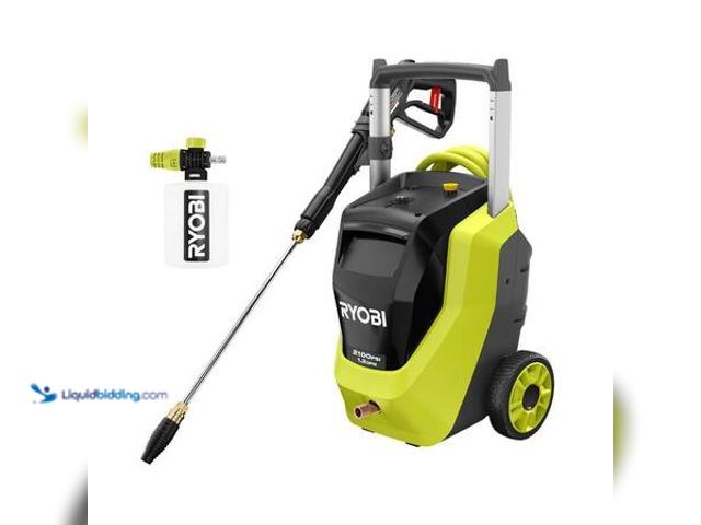 Lot 49-5554193 - RYOBI 2100 PSI 1.2 GPM Cold Water Corded Electric Pressure Washer with Foamer Model # RY142012 Unuse...