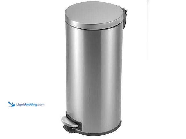Lot 49-5542473 - StyleWell 8 Gal Stainless Steel Round Step On Trash Can
SKU: 818855021053, Factory Sealed
