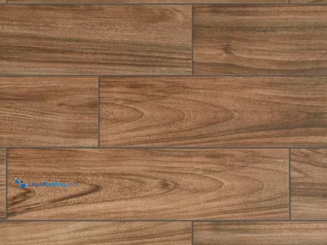 Lot 49-1547877 - Approx 378 Sq Ft, Daltile Baker Wood 6 in. x 24 in. Walnut Glazed Porcelain Floor and Wall Tile (14....
