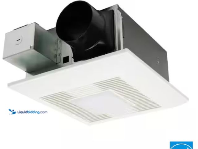 Lot 49-1570007 - Panasonic WhisperFit DC/LED, Pick-A-Flow 50,80,110 CFM ENERGY STAR Quiet Ceiling Bathroom Exhaust Fa...