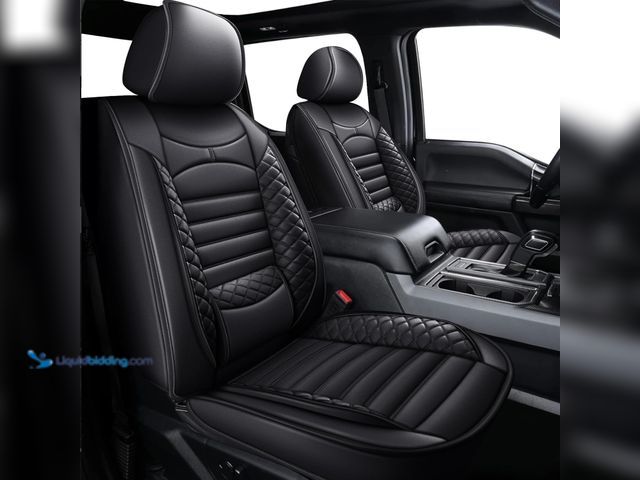 Lot 49-3511781 - Seat Covers for Ford F150 2009-2024 2025 - F250/F350/F450 2017-2024 2025: 5 Seat Full Set Faux Leath...