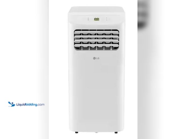 Lot 49-1518006 - LG 6,000 (DOE) BTU 115-Volt Portable Air Conditioner Cools 250 Sq. Ft. with Dehumidifier and LCD Rem...
