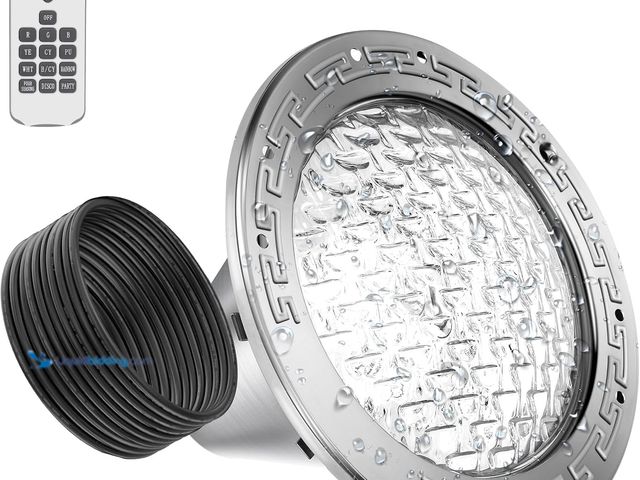 Lot 49-5437387 - 10inch Led Pool Lights for Inground Pools, 50FT LED Pool Light for 10 inch Wet Niche, Underwater Swi...