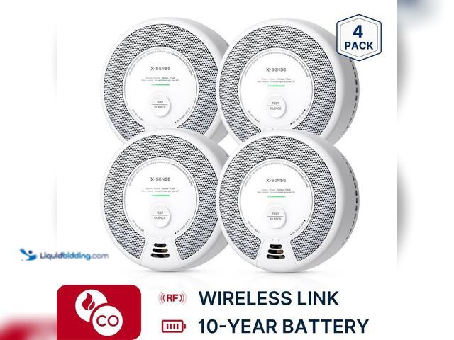 Lot 49-2021908 - X-SENSE 10-Year Battery Wireless Interconnected Smoke and Carbon Monoxide Detector w/Photoelectric S...