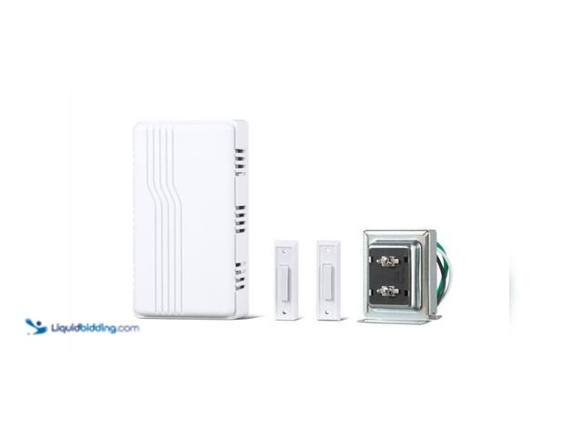 Lot 49-3528664 - Defiant Wired Contractor Doorbell Kit with 2 Wired Push Buttons, White Model # 18000043 item is unus...
