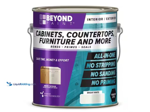Lot 49-1631845 - Beyond Paint 1 gal. Bright White Cabinets, Countertops, Furniture & More Multi-Surface All-in-One In...