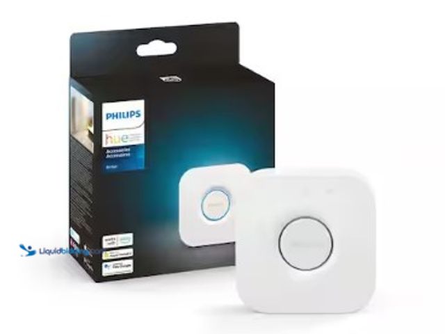 Lot 49-3631226 - Philips Hue Smart Home Bridge With Zigbee Mesh for up to 50-Lights And Accessories, Model # 458471, ...