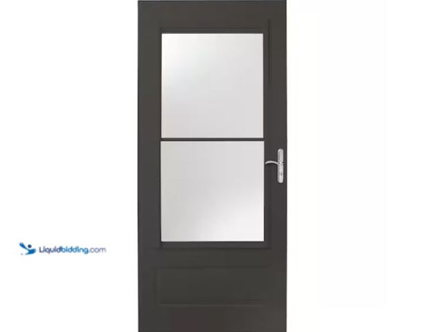 Lot 49-5510975 - Andersen
400 Series 32 in. x 80 in. Bronze Universal 3/4 Light Retractable Aluminum Storm Door with...
