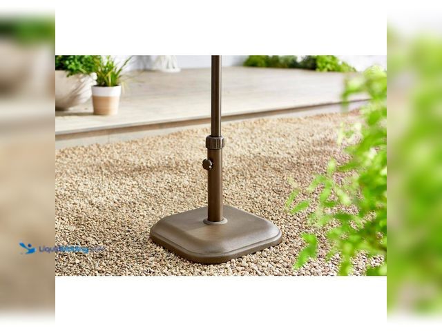 Lot 49-5433631 - StyleWell
26 lbs. Concrete and Resin Patio Umbrella Base in Brown. Unused