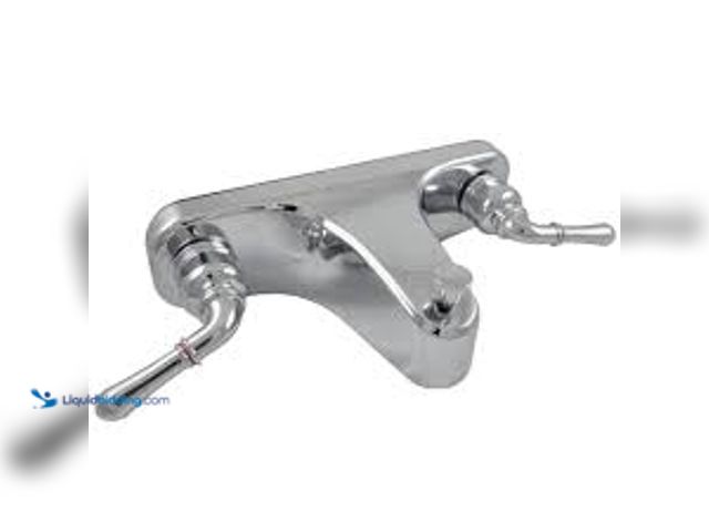 Lot 49-5483669 - DANCO Mobile Home and RV 8 in. 2-Handle Centerset Roman Tub Faucet in Brushed Nickel. Model # 10883X...