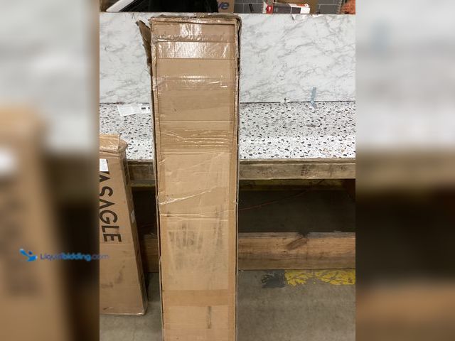 Lot 49-5460481 - Amazon Basics Smart Box Spring Bed Base, 9-Inch Height Mattress Foundation, Tool-Free Easy Assembly,...