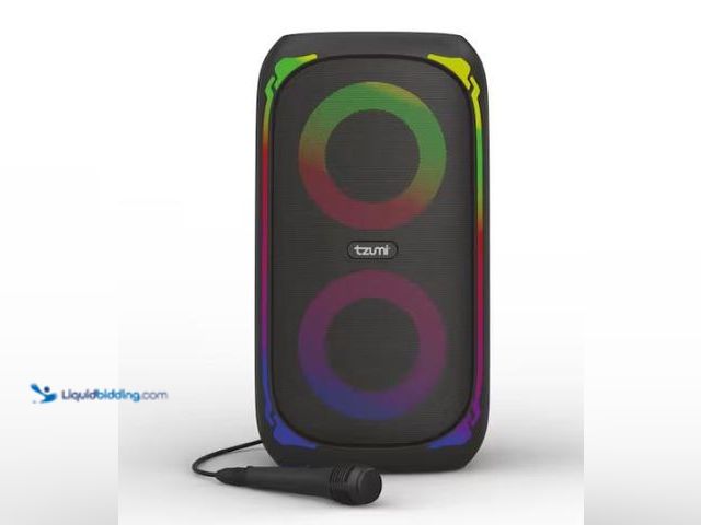 Lot 49-1569448 - Tzumi Super Bass Jobsite Speaker, Model # 9525HD, Unused, Factory packed.  Ref#HDPA0115