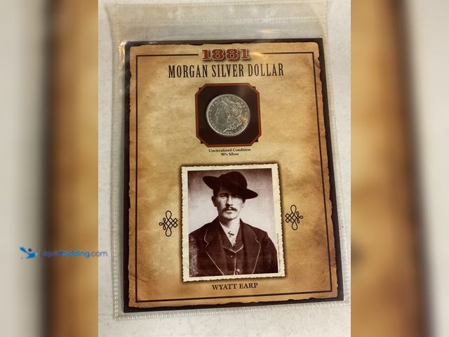 Lot 49-1804589 - 1881 MORGAN SILVER DOLLAR COIN WYATT EARP