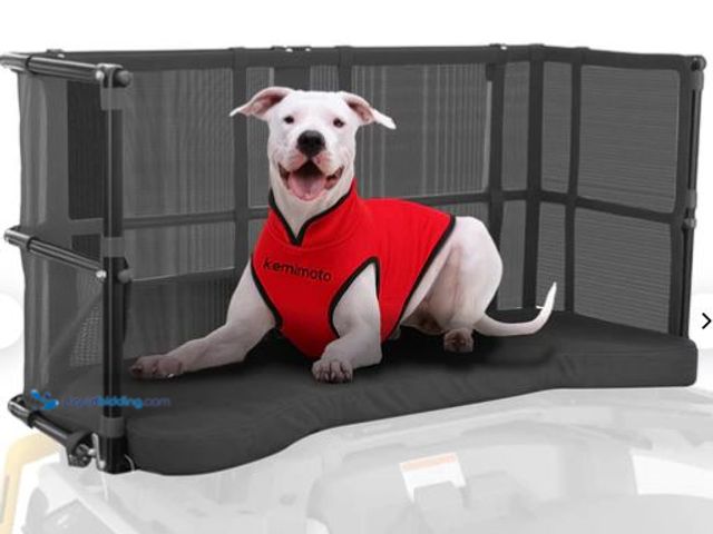 Lot 49-5551466 - ATV Dog Carrier Seat with Safety Steel Frame for Can-Am Sportsman, Honda, Kawasaki, Unused