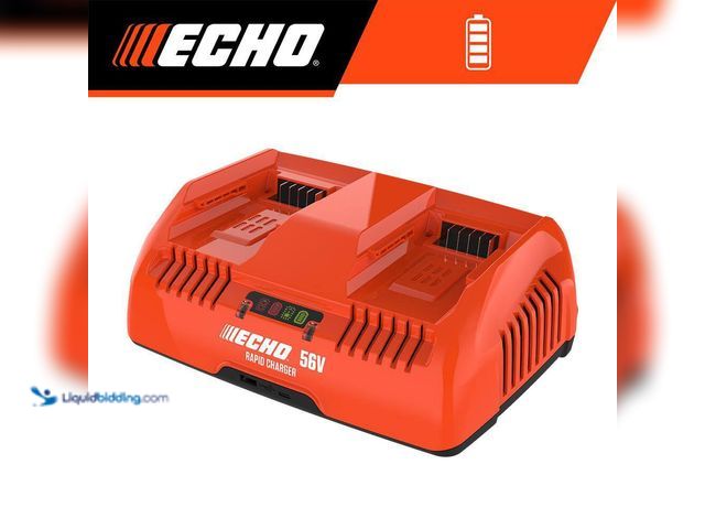 Lot 49-3566073 - ECHO
56V Dual Port Rapid Fast Charger with On-Board LED Diagnostics and 6 ft. Power Cord with 1 USB...