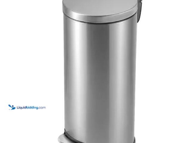 Lot 49-5573533 - StyleWell
8 Gal. Stainless Steel Round Step-On Trash Can, Unused
