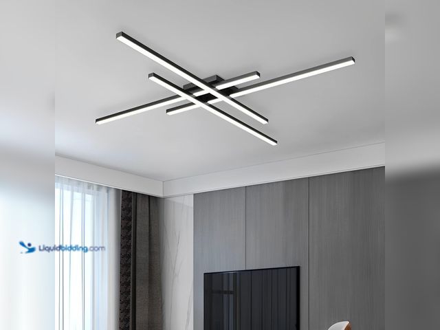 LiquidBidding - Lot 49-3526307 - Modern Light Fixture, Modern LED ...