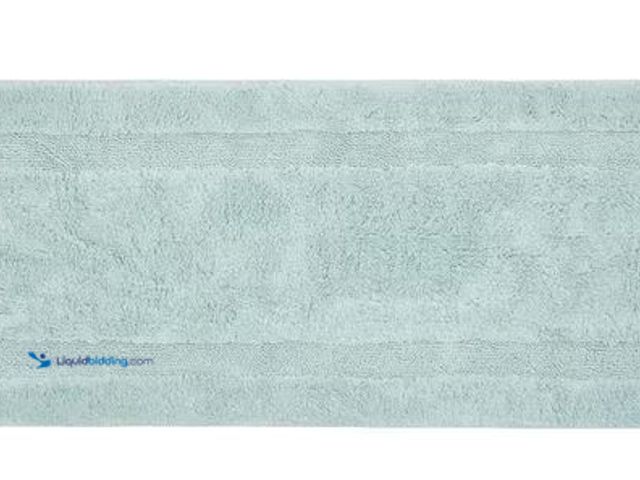 Lot 49-1548482 - Chesapeake Olympia Misty Blue Bath Runner (24 in. x 60 in.) Model # 37637, Unused  Ref#SB1031
