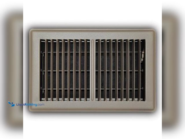 Lot 49-5553453 - QTY 6 - Everbilt 6 in. x 10 in. 2-Way Steel Floor Register in Brown Model # E150MB06X10 NEW.