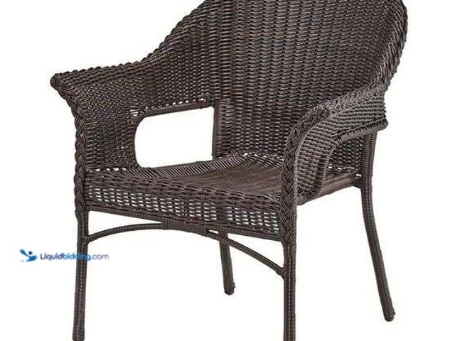 Lot 49-5552619 - STYLEWELL - Emerald View Brown Wicker Outdoor Stack Lounge Chair. Model: FRS71174A-1. Unused with sc...