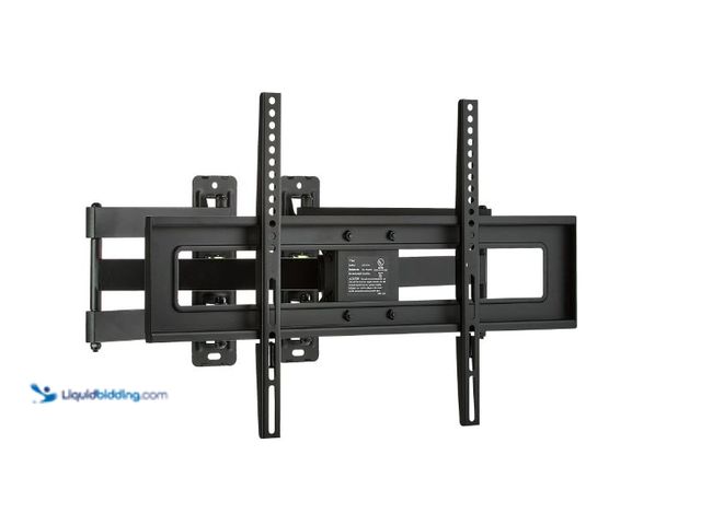 Lot 49-5551920 - onn Corner Full Motion TV Mount for 37" to 70" TVs, UL Listed, swivel ±60°, up to ±20°Tilting, Unuse...