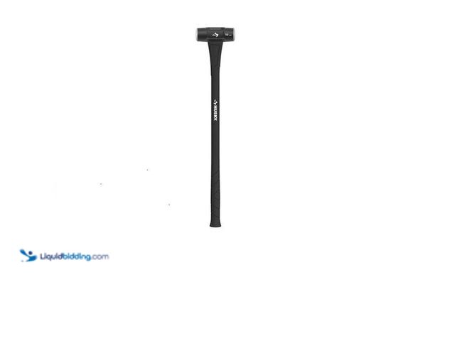Lot 49-2021845 - Husky 10 lb. Sledgehammer with 34 in. Fiberglass Handle. Model # HD-SF10LB. MSRP $40. Used. Scuffs a...