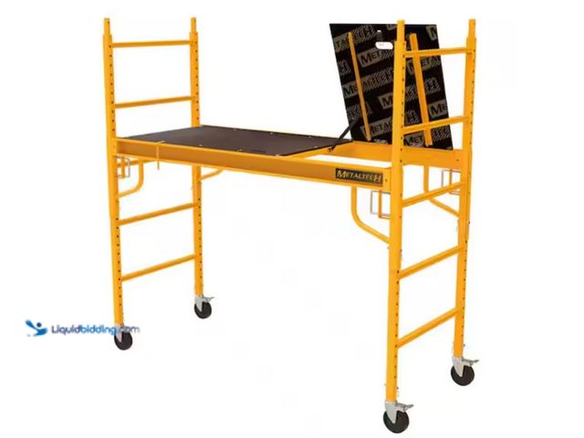 Lot 49-1575944 - Metal Tech Safe climb 6 ft. Baker Scaffold with Platform and Included Trap Door, 1250 lbs. Load Capa...