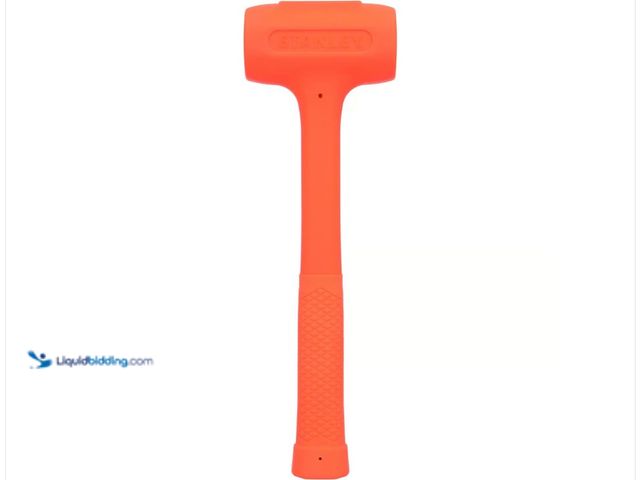 Lot 49-1571116 - Lot of (2) Stanley 28 oz Dead Blow Hammer Steel Head Steel and Composite Handle,  | Model # 57-532A,...