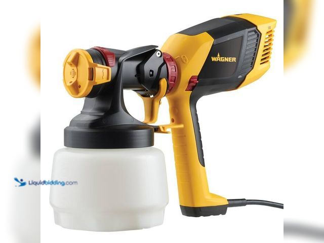 Lot 49-5414132 - Wagner
Control Stainer 350 Handheld HVLP Stain Sprayer, used with paint stains.