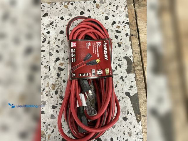 Lot 49-5543863 - 50 ft. 14/3 Medium-Duty Indoor/Outdoor Extension Cord. Model # HD#277-541. Unused.