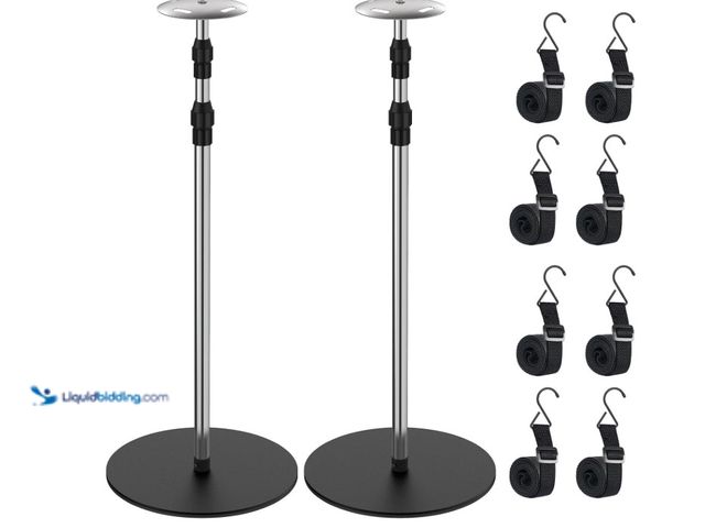 Lot 49-1571286 - Fshihine Boat Cover Support Poles, 2 Pack Adjustable Stainless Steel Pontoon Boat Cover Support Syst...