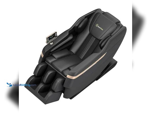 Lot 49-5573010 - RealRelax Massage Chair, Unused, Screen Holder Broken, Works