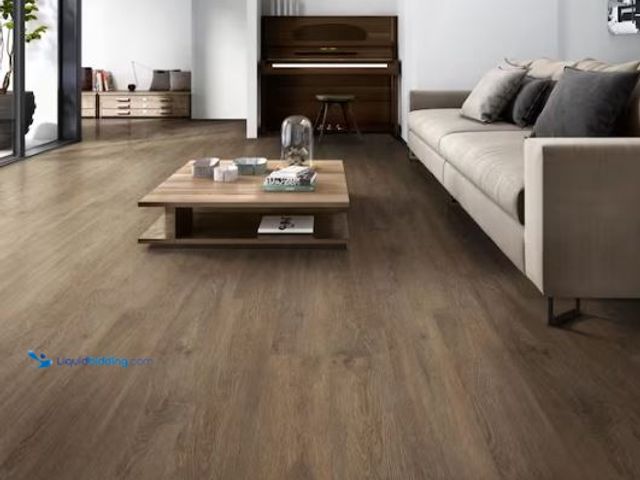 Lot 49-1568048 - Approx 430sq ft of A&A Surfaces Century Oak 12 MIL x 6 in. x 48 in. Glue Down Luxury Vinyl Plank Flo...