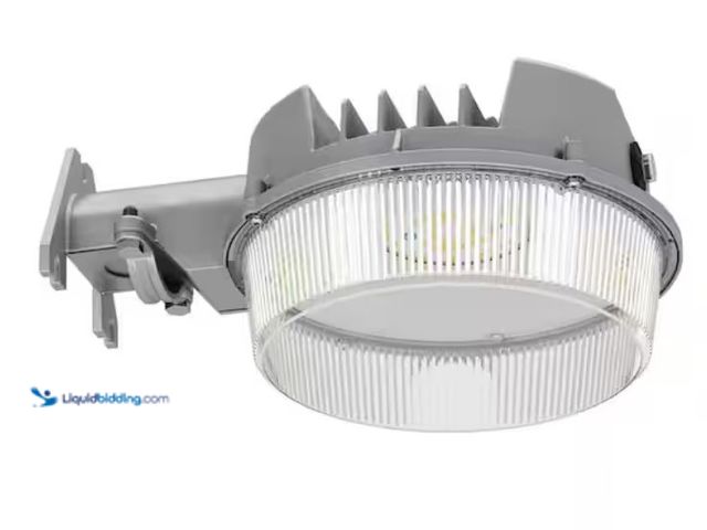 Lot 49-1631870 - HALO ALB 250-Watt Equivalent Integrated LED Gray Dusk to Dawn Area Light, 4000K, Model # ALB4A40GY, ...