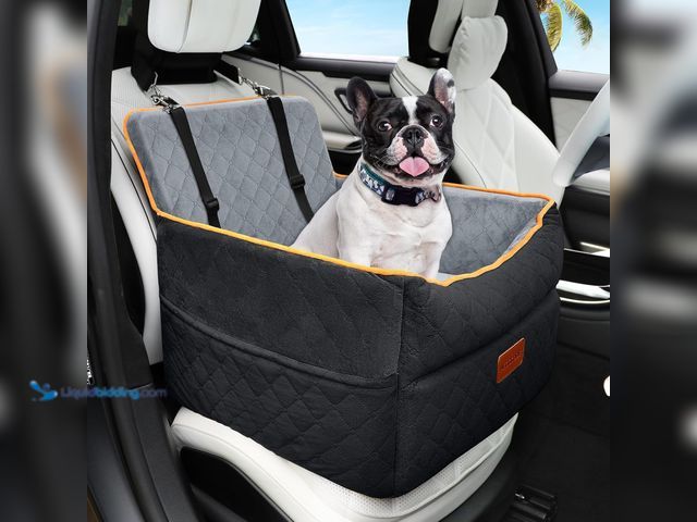 Lot 49-3528344 - Dog Car Seat, Memory Foam Dog Booster Seats with Thick Cushion for Medium Dogs Detachable Washable P...