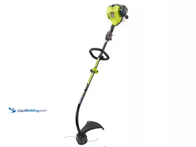 Lot 49-3472123 - RYOBI 25 cc 2-Stroke Attachment Capable Full Crank Curved Shaft Gas String Trimmer Model # RY252CS, ...