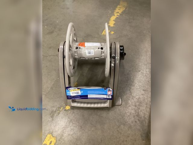 Lot 49-5573052 - 175 ft. Hose Reel Mobile Cart, Unused, bent
