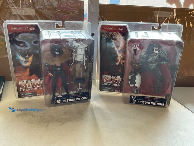 Lot 49-1807593 - 2 MCFARLANE TOYS KISS CREATURES DELUXE ACTION FIGURES INCLUDING THE FOX AND THE DEMON