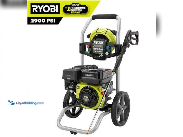 Lot 49-1569003 - RYOBI 2900 PSI 2.5 GPM Cold Water Gas Pressure Washer with 212cc Engine, Model # RY802925, Used, Has...