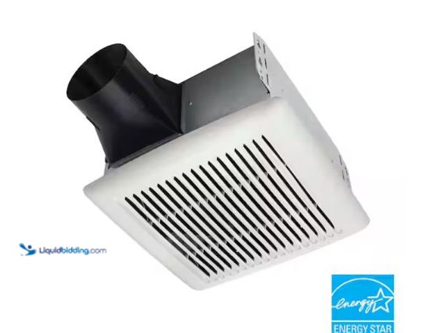 Lot 49-1630695 - Broan-NuTone Flex Series 80-110 Selectable CFM, Room Side Installation, Bathroom Ceiling Exhaust Fan...