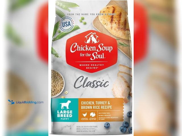 Lot 49-5409704 - Chicken Soup for the Soul All Natural Premium Large Breed Dry Puppy Food, Real Meat First Ingredient...