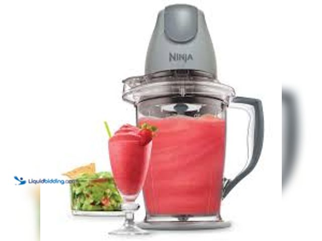 Lot 49-5415229 - NINJA Master Prep 48 oz. Single Speed Gray Professional Blender for Smoothies and Shakes. Model # QB...