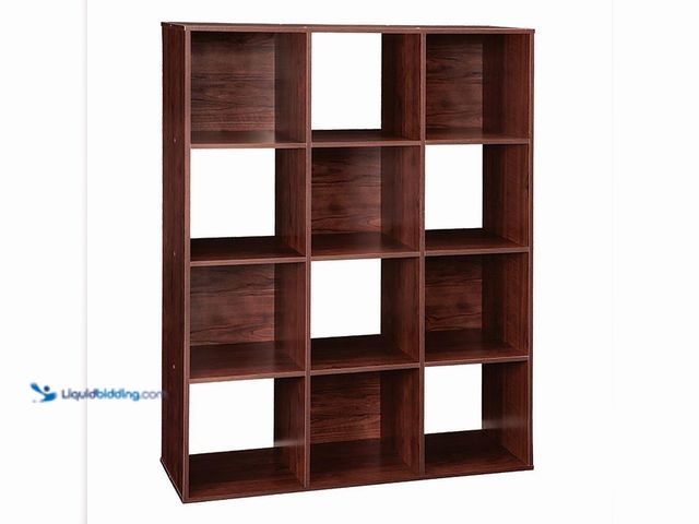 Lot 49-5433556 - ClosetMaid
Cubeicals 47.56 in. H x 35.91 in. W x 11.61 in. D Dark Cherry Laminate 12-Cube Storage O...